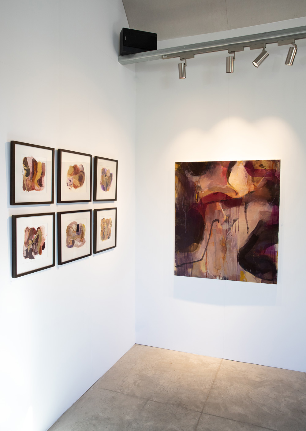 Yield_Exhibition_6 Yield Abstract Painting Exhibition Emma Velde-Schaffer Little River